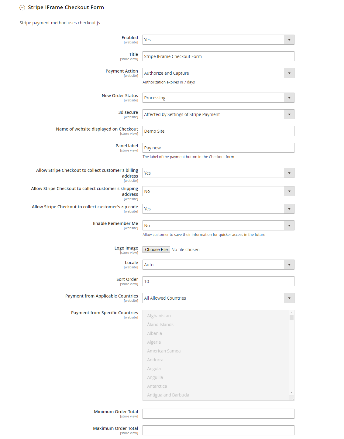 Documentation > 2. Stripe Payment Gateway User Guide > Iframe-checkout-form.png