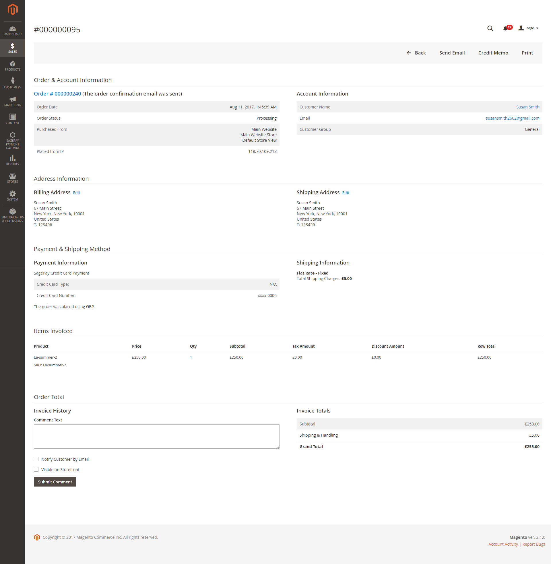 Documentation > 2. Opayo ( Sage Pay ) Payment Integration User Guide > 10.New Invoice.png